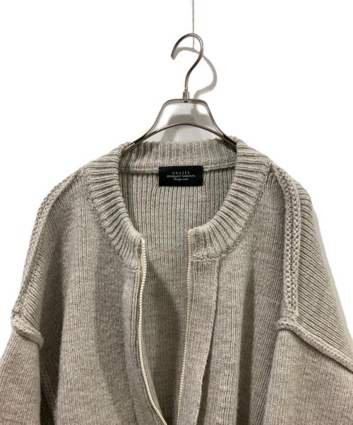 UNUSED（アンユーズド）UNUSED (アンユーズド) HALF ZIP KNIT グレー サイズ:4の古着・服飾アイテム