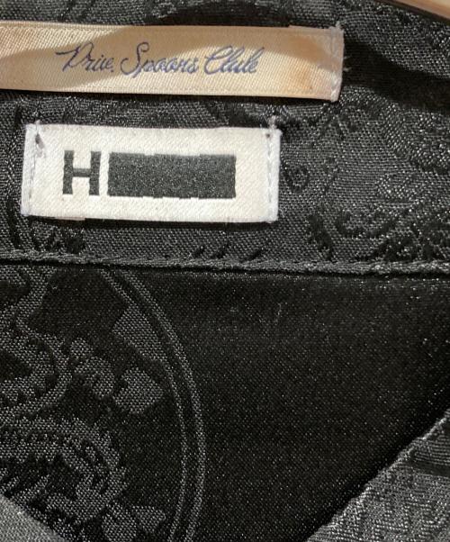 H BEAUTY&YOUTH（エイチ ビューティー&ユース）H BEAUTY&YOUTH (エイチ ビューティー&ユース) 刺繍チャイナシャツ ブラック サイズ:2の古着・服飾アイテム