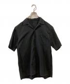 COMOLIコモリ）の古着「オープンカラーシャツ」｜ブラック