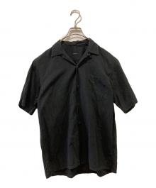 COMOLI（コモリ）の古着「オープンカラーシャツ」｜ブラック