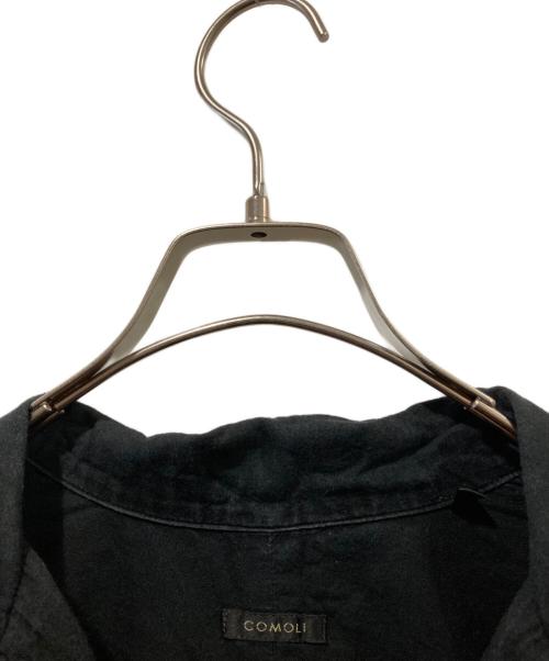 COMOLI（コモリ）COMOLI (コモリ) オープンカラーシャツ ブラック サイズ:1の古着・服飾アイテム