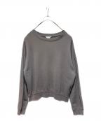 UNUSEDアンユーズド）の古着「COTTON CREW」｜グレー