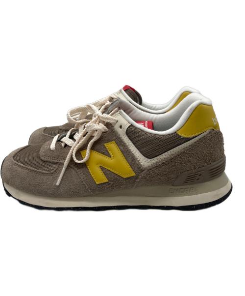 NEW BALANCE（ニューバランス）NEW BALANCE (ニューバランス) BEAMS (ビームス) 574 ベージュ サイズ:26㎝の古着・服飾アイテム