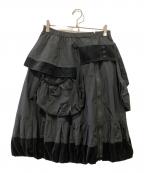 EIKO KONDOエイココンドウ）の古着「デザインスカート」｜ブラック