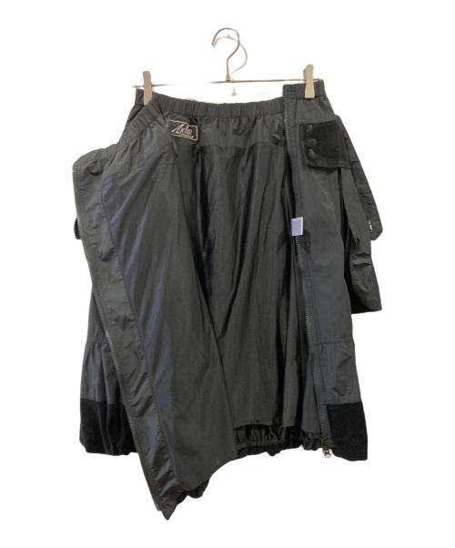 EIKO KONDO（エイココンドウ）EIKO KONDO (エイココンドウ) デザインスカート ブラック サイズ:FREEの古着・服飾アイテム