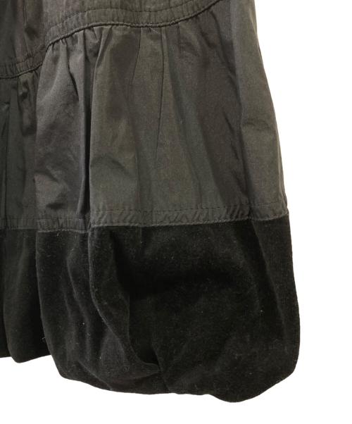 EIKO KONDO（エイココンドウ）EIKO KONDO (エイココンドウ) デザインスカート ブラック サイズ:FREEの古着・服飾アイテム