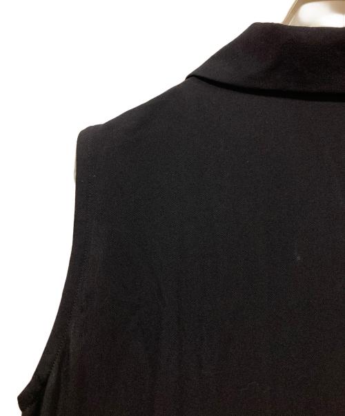 Y'S bis LIMI（ワイズビスリミ）Y'S bis LIMI (ワイズビスリミ) ウールギャバノースリーブワンピース ブラック サイズ:Sの古着・服飾アイテム