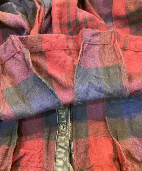 BETTINA（ヴェティーナ）BETTINA (ヴェティーナ) ウールチェックジャケット レッド サイズ:6の古着・服飾アイテム