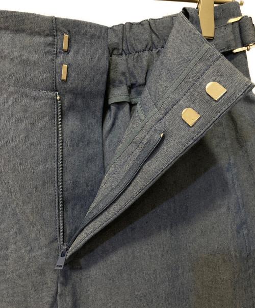 MACPHEE（マカフィー）MACPHEE (マカフィー) ナチュラルスラブストレッチ セミワイドパンツ ブルー サイズ:36の古着・服飾アイテム