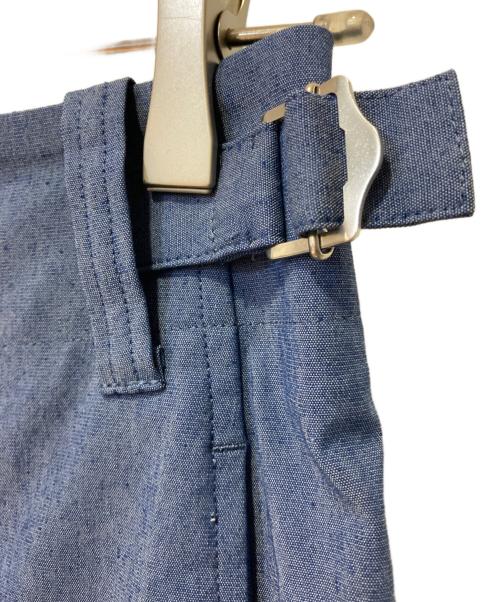 MACPHEE（マカフィー）MACPHEE (マカフィー) ナチュラルスラブストレッチ セミワイドパンツ ブルー サイズ:36の古着・服飾アイテム