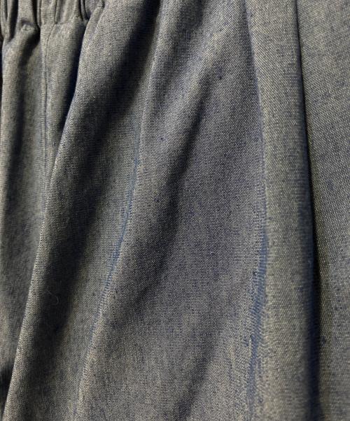 MACPHEE（マカフィー）MACPHEE (マカフィー) ナチュラルスラブストレッチ セミワイドパンツ ブルー サイズ:36の古着・服飾アイテム