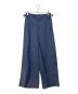 MACPHEE（マカフィー）の古着「ナチュラルスラブストレッチ セミワイドパンツ」｜ブルー