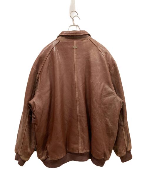 SEAN JOHN（ショーンジョン）SEAN JOHN (ショーンジョン) レザージャケット ブラウン サイズ:XXLの古着・服飾アイテム