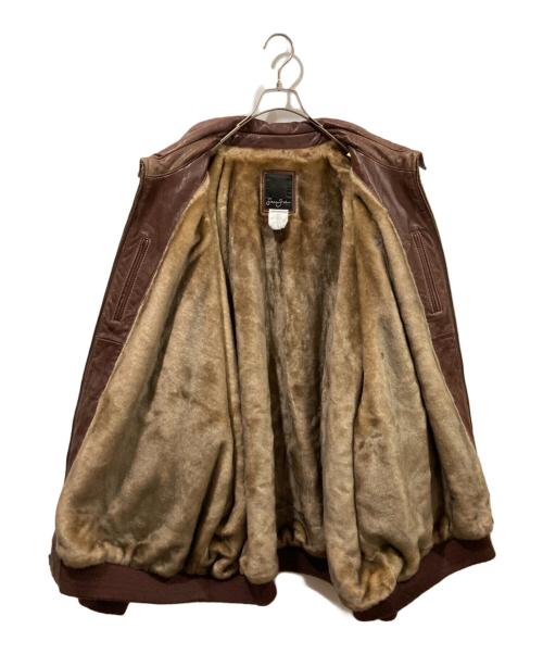 SEAN JOHN（ショーンジョン）SEAN JOHN (ショーンジョン) レザージャケット ブラウン サイズ:XXLの古着・服飾アイテム