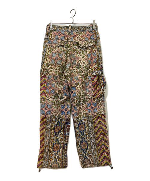 paria/ farzaneh（ー）paria/ farzaneh (ー) 総柄パンツ ベージュ サイズ:Sの古着・服飾アイテム