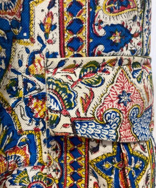 paria/ farzaneh（ー）paria/ farzaneh (ー) 総柄パンツ ベージュ サイズ:Sの古着・服飾アイテム