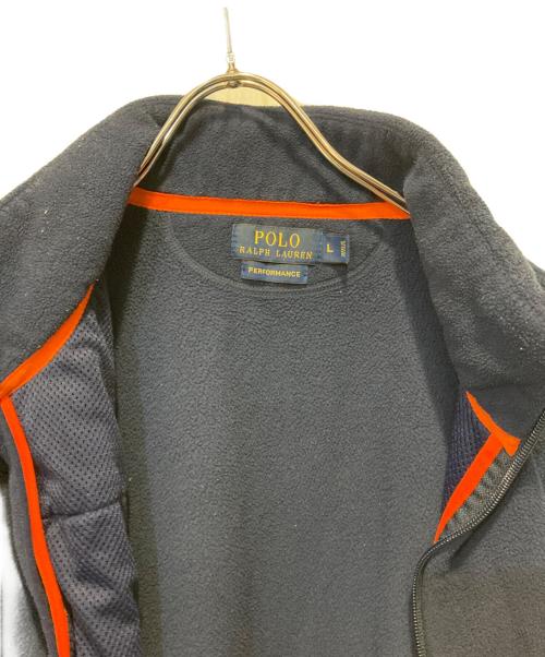 POLO RALPH LAUREN（ポロ・ラルフローレン）POLO RALPH LAUREN (ポロ・ラルフローレン) フリースベスト ネイビー サイズ:Ｌの古着・服飾アイテム