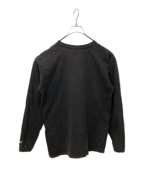 stussy（ステューシー）stussy (ステューシー) ロングスリーブプリントTシャツ ブラック サイズ:Mの古着・服飾アイテム