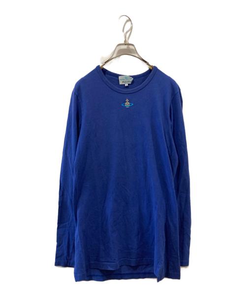 Vivienne Westwood（ヴィヴィアンウエストウッド）Vivienne Westwood (ヴィヴィアンウエストウッド) オーブロゴカットソー ネイビー サイズ:Ｓの古着・服飾アイテム