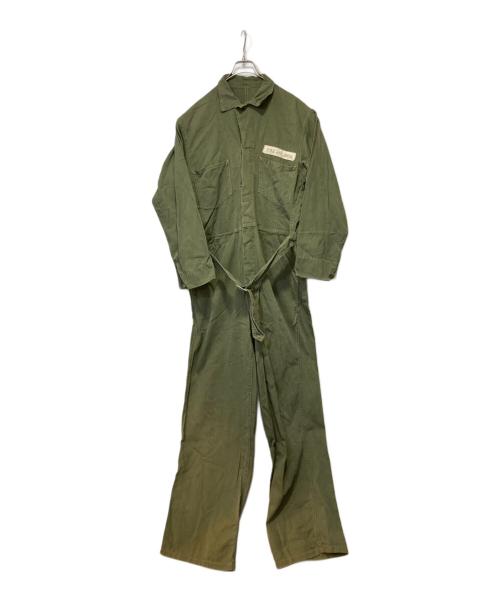 US ARMY（ユーエスアーミー）US ARMY (ユーエスアーミー) ミリタリーヘリンボーンオールインワン オリーブ サイズ:表記無しの古着・服飾アイテム