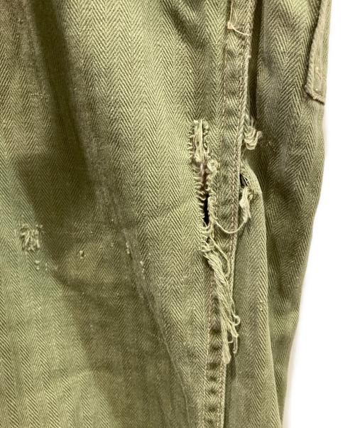 US ARMY（ユーエスアーミー）US ARMY (ユーエスアーミー) ミリタリーヘリンボーンオールインワン オリーブ サイズ:表記無しの古着・服飾アイテム