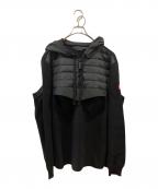 CANADA GOOSEカナダグース）の古着「HYBRIDGE KNIT ANORAK」｜ブラック