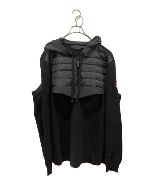 CANADA GOOSE（カナダグース）CANADA GOOSE (カナダグース) HYBRIDGE KNIT ANORAK ブラック サイズ:XLの古着・服飾アイテム