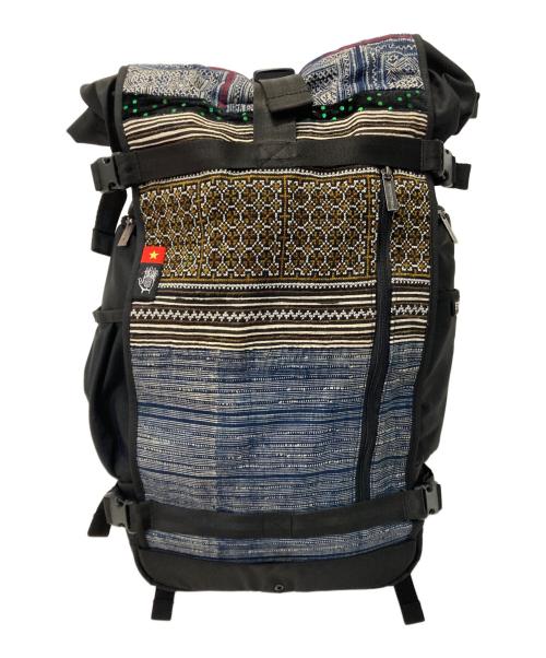 ETHNOTEK（エスノテック）ethnotek (エスノテック) 民族柄デイパック ブラックの古着・服飾アイテム