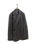Edwina Horl（エドウィナ ホール）の古着「tailored jacket double-breasted.」｜グレー