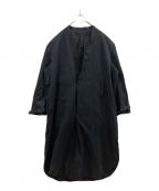 Edwina Horlエドウィナ ホール）の古着「コットンロングコート」｜ネイビー