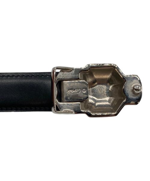 Cartier（カルティエ）Cartier (カルティエ) パンザーレザーベルト ブラウンの古着・服飾アイテム