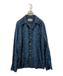 WACKO MARIA（ワコマリア）の古着「パイソン柄オープンカラーシャツ」｜ネイビー