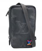 LOUIS VUITTONルイ ヴィトン）の古着「3Dモノグラム ダブルフォンポーチ」｜ブルー