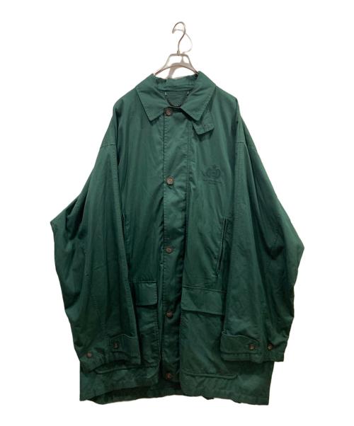 BALENCIAGA（バレンシアガ）BALENCIAGA (バレンシアガ) ステンカラーコート グリーン サイズ:Lの古着・服飾アイテム