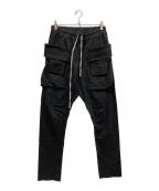 RICK OWENSリックオウエンス）の古着「CREATCH CARGO DRAWSTRING」｜ブラック