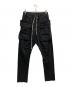 RICK OWENS（リックオウエンス）の古着「CREATCH CARGO DRAWSTRING」｜ブラック