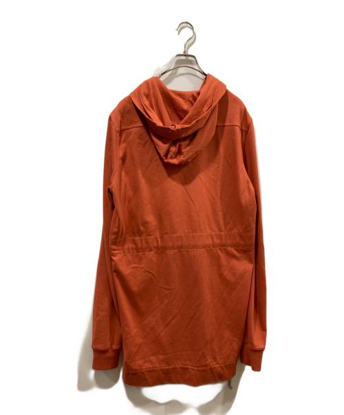RICK OWENS（リックオウエンス）RICK OWENS (リックオウエンス) STROBE ZIP FRONT HOODIE オレンジ サイズ:Mの古着・服飾アイテム