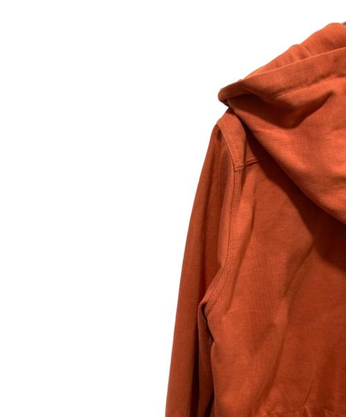 RICK OWENS（リックオウエンス）RICK OWENS (リックオウエンス) STROBE ZIP FRONT HOODIE オレンジ サイズ:Mの古着・服飾アイテム