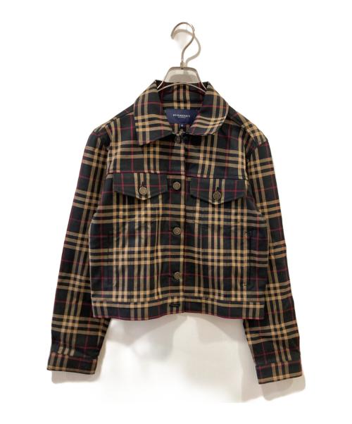 BURBERRY LONDON（バーバリーロンドン）BURBERRY LONDON (バーバリーロンドン) ノバチェックジャケット ブラック サイズ:Mの古着・服飾アイテム