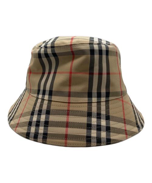 BURBERRY LONDON（バーバリーロンドン）BURBERRY LONDON (バーバリーロンドン) PANEL BUCKET HAT ベージュ サイズ:表記不明の古着・服飾アイテム