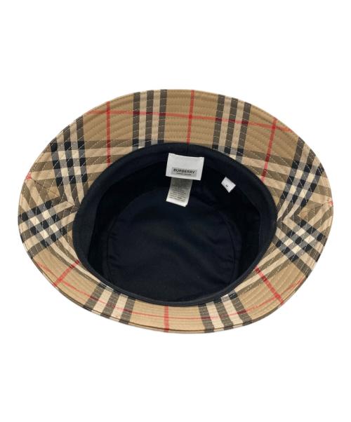 BURBERRY LONDON（バーバリーロンドン）BURBERRY LONDON (バーバリーロンドン) PANEL BUCKET HAT ベージュ サイズ:表記不明の古着・服飾アイテム
