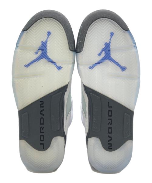 NIKE（ナイキ）NIKE (ナイキ) AIR JORDAN 5 RETRO パープル×ホワイト サイズ:23.5の古着・服飾アイテム