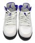 NIKE (ナイキ) AIR JORDAN 5 RETRO パープル×ホワイト サイズ:23.5：11000円