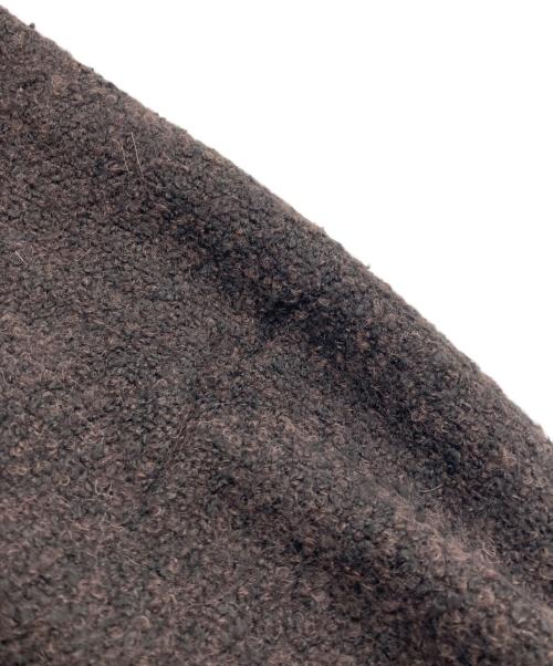 ASAUCE MELER（アソースメレ）ASAUCE MELER (アソースメレ) アルパカ混ストール ブラウンの古着・服飾アイテム