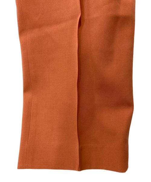 AURALEE（オーラリー）AURALEE (オーラリー) LIGHT WOOL MAX GABARDINE SLACKS オレンジ サイズ:1の古着・服飾アイテム