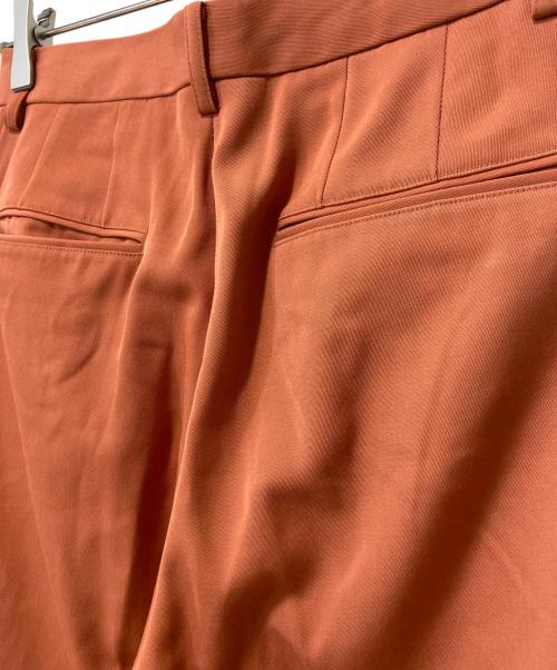 AURALEE（オーラリー）AURALEE (オーラリー) LIGHT WOOL MAX GABARDINE SLACKS オレンジ サイズ:1の古着・服飾アイテム