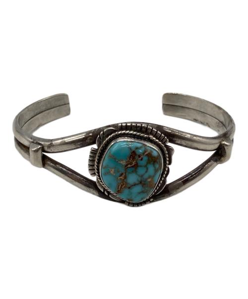 Navajo（ナバホ）Navajo (ナバホ) ターコイズストーンバングル シルバーの古着・服飾アイテム