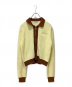 TTT MSWティー）の古着「New Standard Zipup Cardigan」｜イエロー