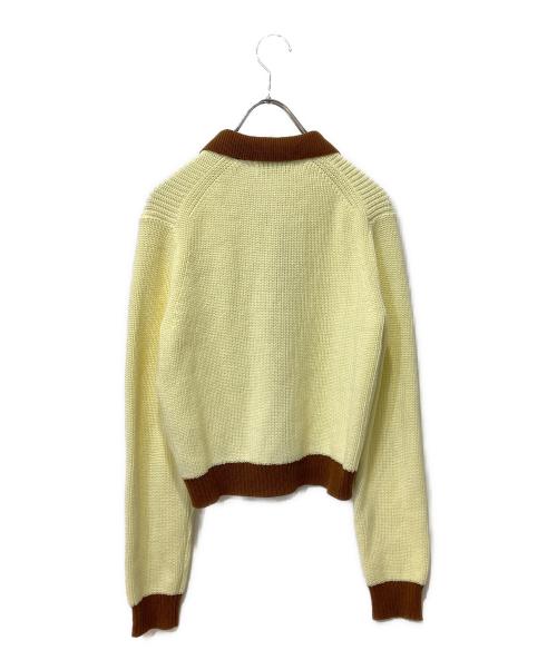 TTT MSW（ティー）TTT MSW (ティー) New Standard Zipup Cardigan イエロー サイズ:Sの古着・服飾アイテム