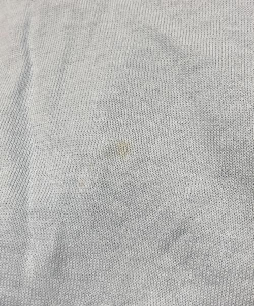 HERMES（エルメス）HERMES (エルメス) S/Sフリルスリーブニット スカイブルー サイズ:XSの古着・服飾アイテム